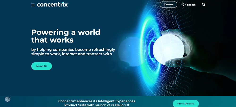 Webhelp website screenshot (easyJet project)